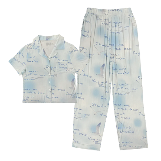 WILDEST DREAMS BLUE PAJAMA SET